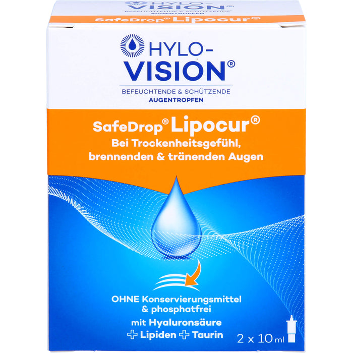 Hylo-Vision SafeDrop Lipocur, 2X10 ml ATR