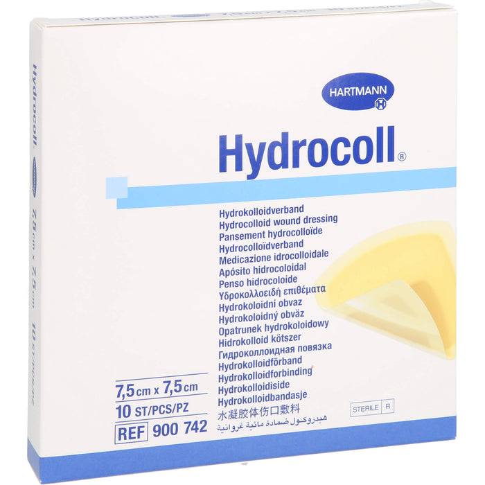 Hydrocoll Wundverband 7,5x7,5 cm, 10 St KOM