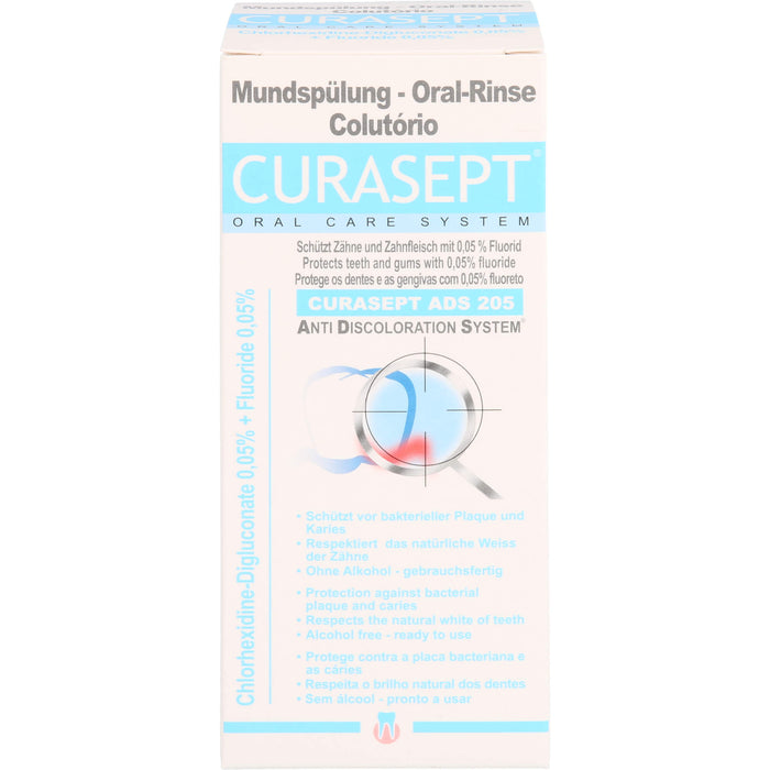 CURASEPT 0,05% Chlorhexidin - ADS 205, 200 ml Lösung