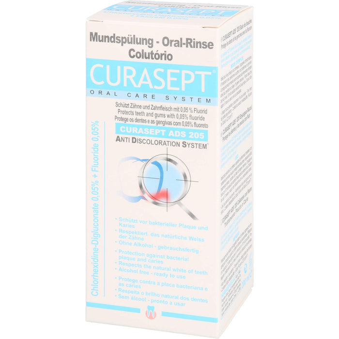 CURASEPT 0,05% Chlorhexidin - ADS 205, 200 ml Lösung