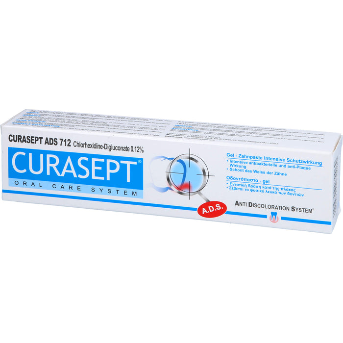 CURASEPT Zahnpasta 0,12% CHX - ADS 712, 75 ml Crème