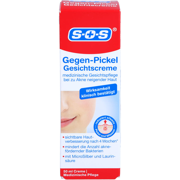 SOS Gegen Pickel Gesichtscreme, 50 ml CRE