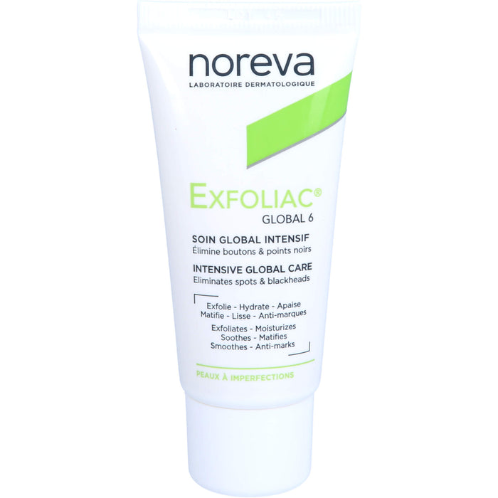 Noreva Exfoliac Global 6 Intensivpflege, 30 ml Crème