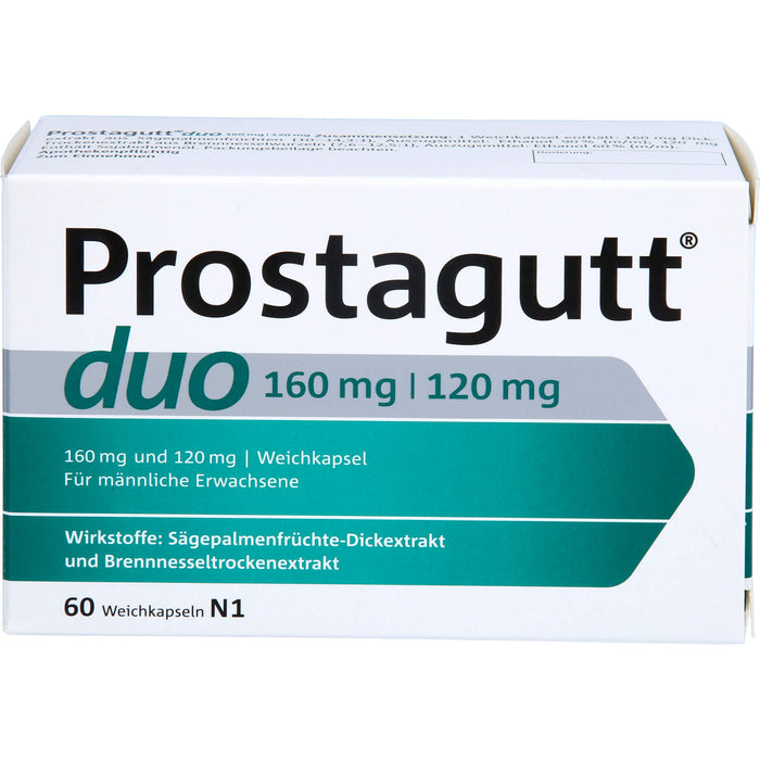 Prostagutt duo 160 mg / 120 mg, Weichkapseln, 60 pc Capsules