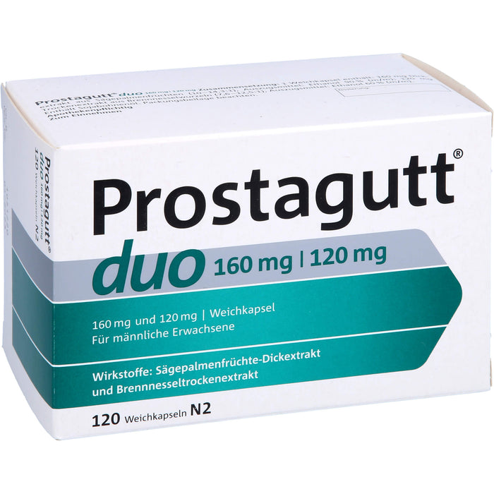 Prostagutt duo 160 mg / 120 mg, Weichkapseln, 120 pc Capsules