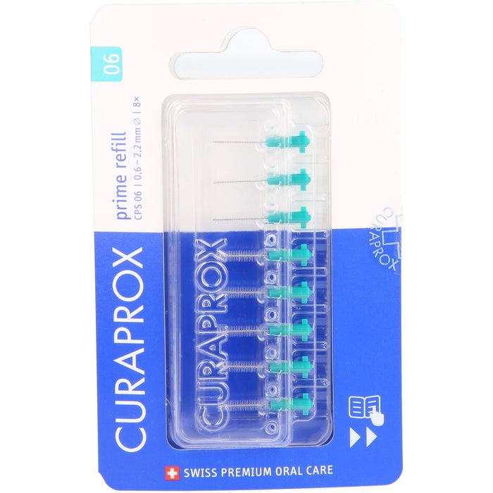 CURAPROX CPS 06 prime 8er refill Interdentalbürst., 8 St. Interdentalbürsten