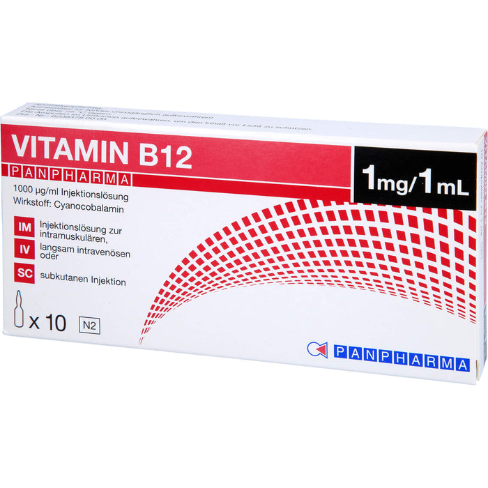 PANPHARMA Vitamin B12 Injektionslösung, 10 ml Solution