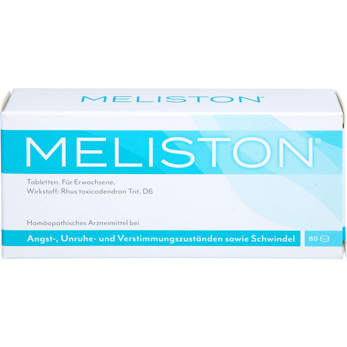 Meliston Tabletten zur Behandlung von Angst-, Unruhe- und Verstimmungszuständen, 80 pc Tablettes