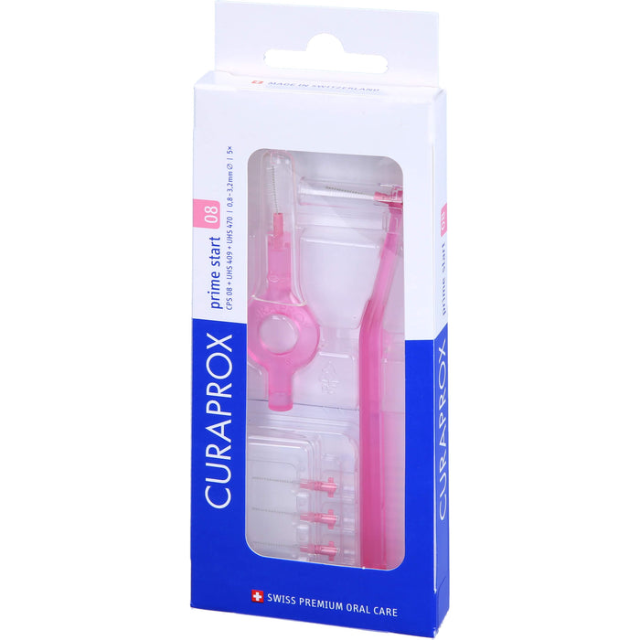 CURAPROX Interdental Set CPS 08 mm pink 5+2 St, 1 P ZBU