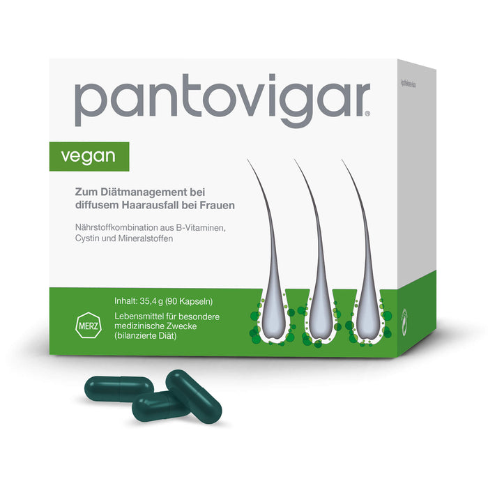 Pantovigar vegan, 90 St. Kapseln