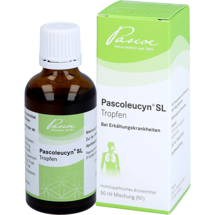 Pascoleucyn SL Tropfen bei Erkältungskrankheiten, 50 ml Lösung