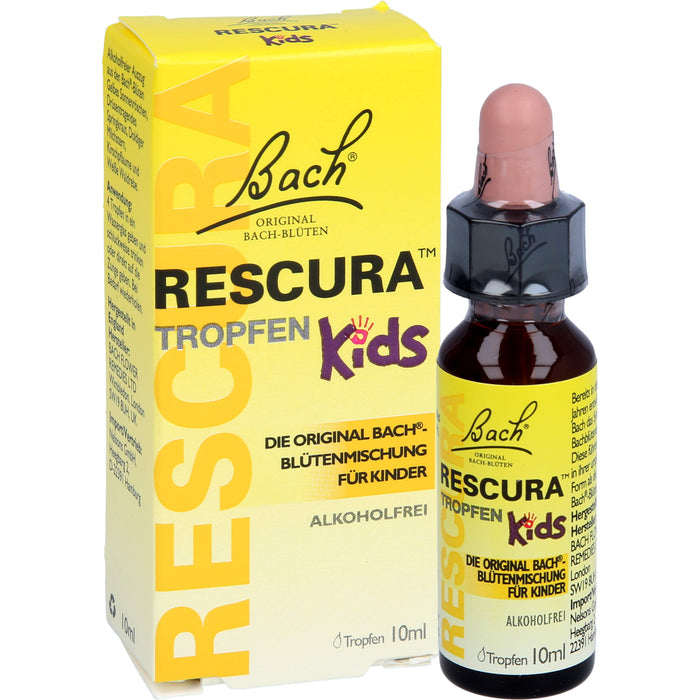 Bach Original Bach-Blüten RESCURA Tropfen Kids alkoholfrei, 10 ml Lösung