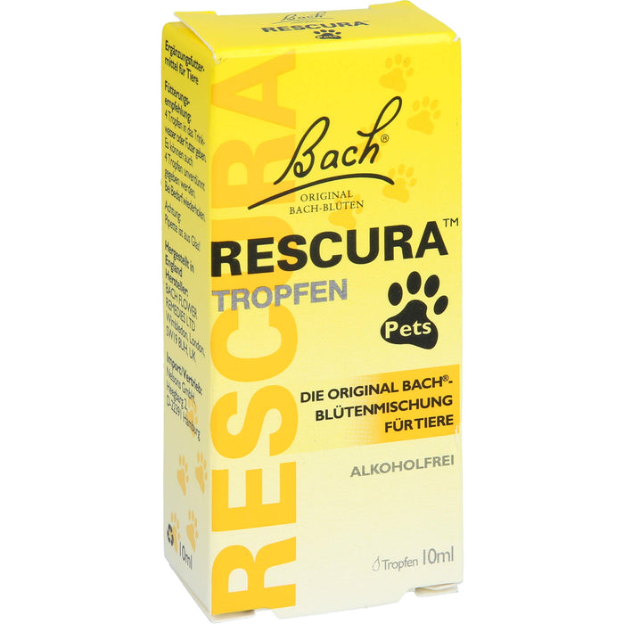 Bach Original Bach-Blüten RESCURA Tropfen Pets für Tiere, 10 ml Solution