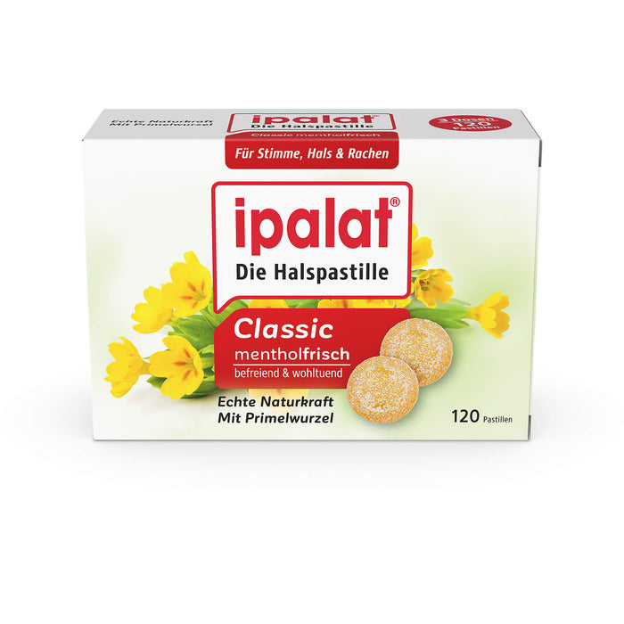 Ipalat Halspastillen classic, 120 St PAS