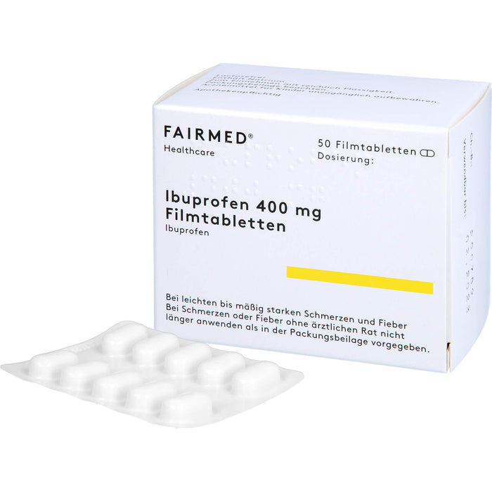 Ibuprofen 400 mg Fair-Med Filmtabletten, 50 St. Tabletten