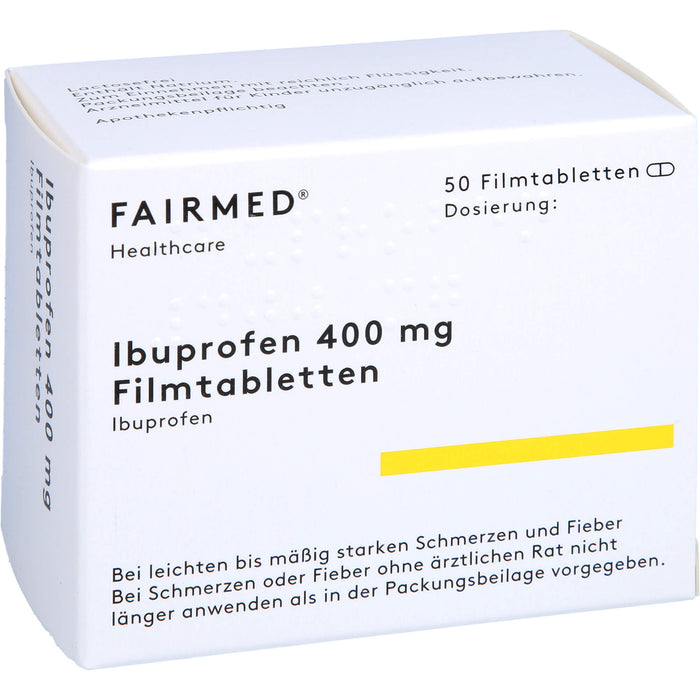 Ibuprofen 400 mg Fair-Med Filmtabletten, 50 St. Tabletten