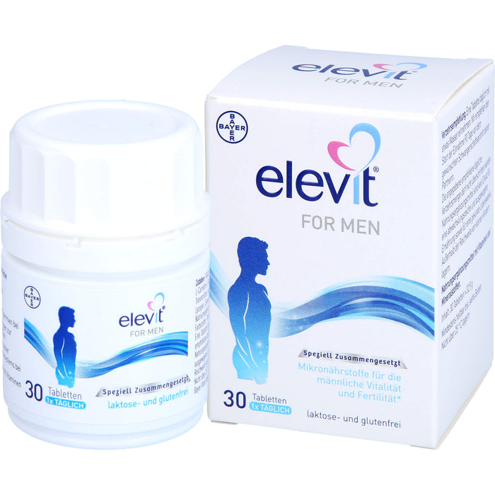 Elevit for Men Tabletten für männliche Vitalität und Fertilität, 30 pc Tablettes