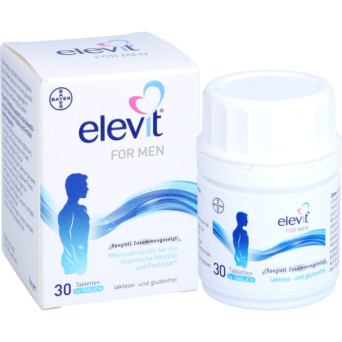 Elevit for Men Tabletten für männliche Vitalität und Fertilität, 30 pc Tablettes