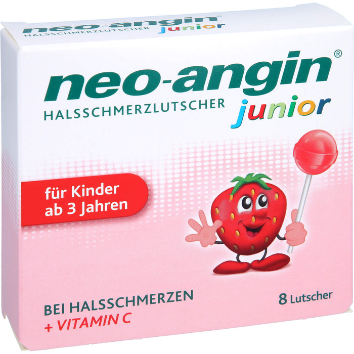 neo-angin junior Halsschmerzlutscher, 8 St. Lutscher