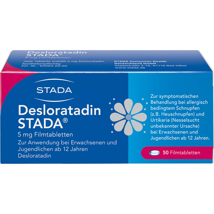 Desloratadin STADA 5 mg Filmtabletten, 50 St FTA