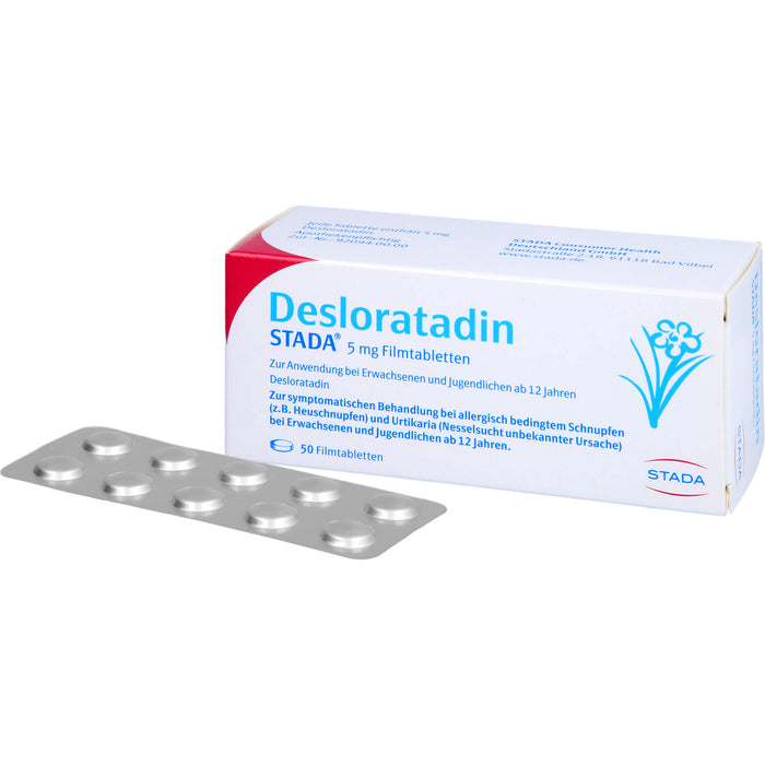 Desloratadin STADA 5 mg Filmtabletten, 50 St FTA