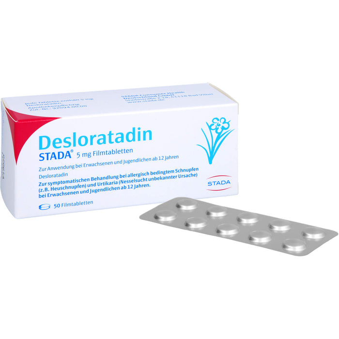 Desloratadin STADA 5 mg Filmtabletten, 50 St FTA