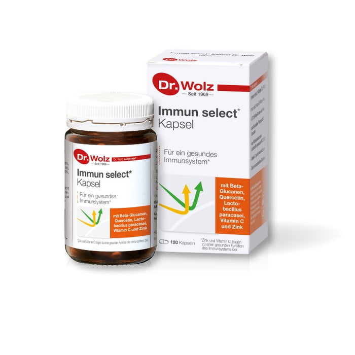 Dr. Wolz Immun select Kapseln zur Unterstützung des Immunsystems, 120 pc Capsules