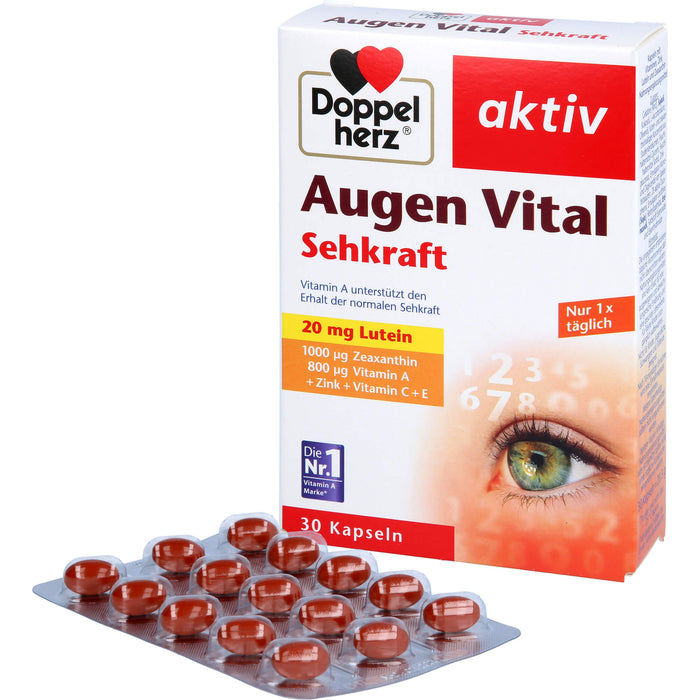 Doppelherz Augen Vital Sehkraft, 30 St KAP