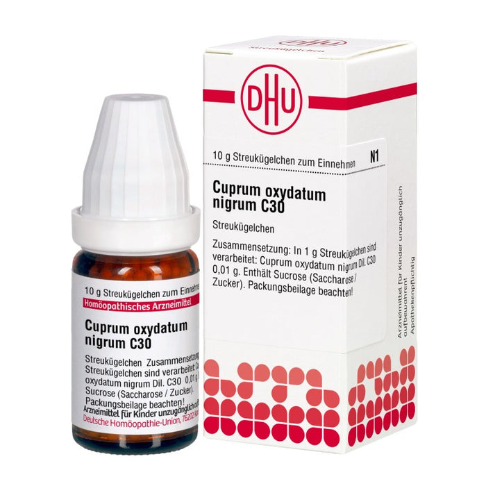 Cuprum oxydatum nigrum C30 DHU Globuli, 10 g GLO