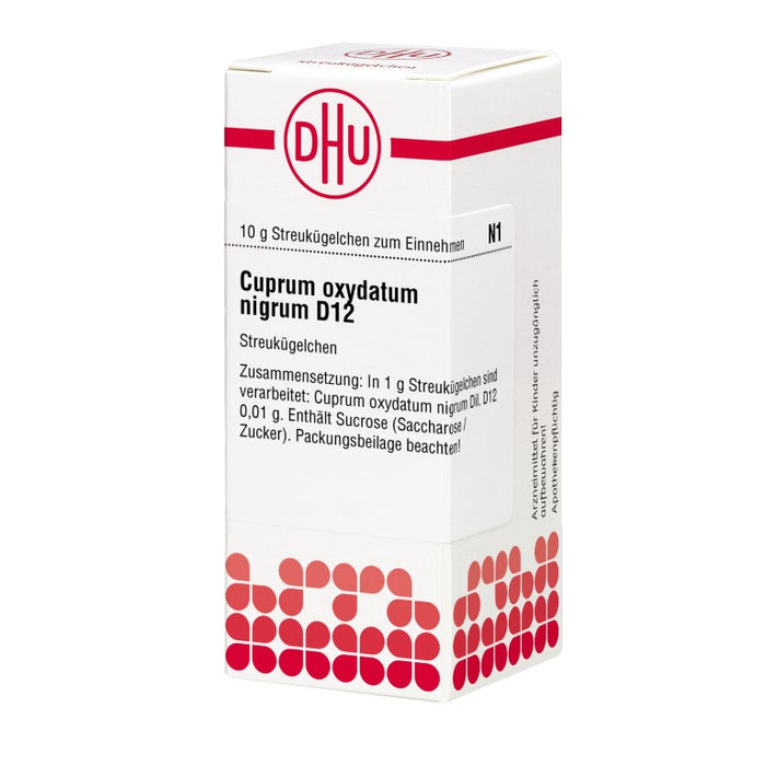 Cuprum oxydatum nNigrum D12 DHU Globuli, 10 g GLO