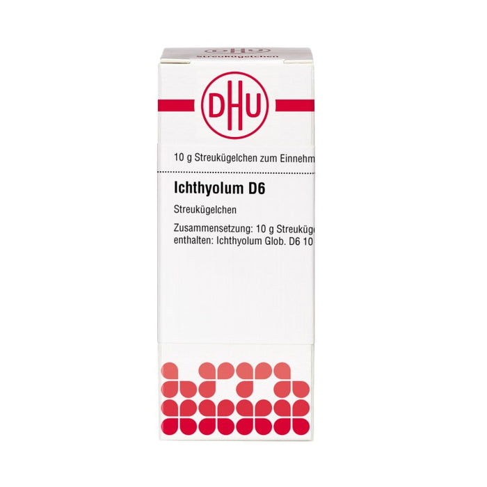 Ichthyolum D6 DHU Globuli, 10 g GLO