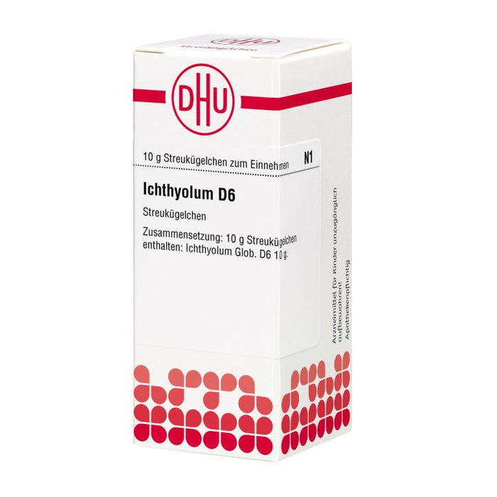 Ichthyolum D6 DHU Globuli, 10 g GLO