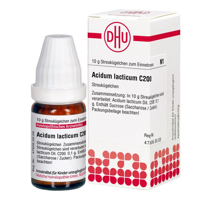 Acidum lacticum C200 DHU Globuli, 10 g GLO