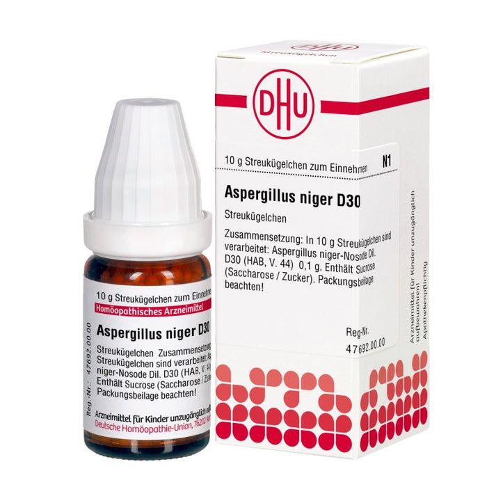 Aspergillus niger D30 DHU Globuli, 10 g GLO