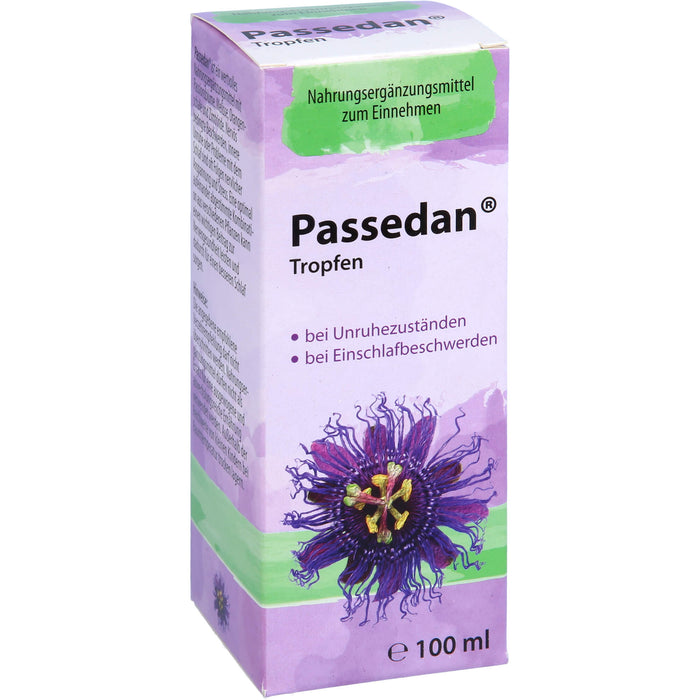 Passedan Tropfen bei Unruhezuständen und Einschlafbeschwerden, 100 ml Solution