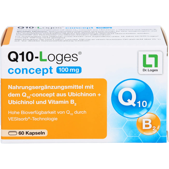 Q10-Loges concept 100 mg Kapseln, 60 pc Capsules