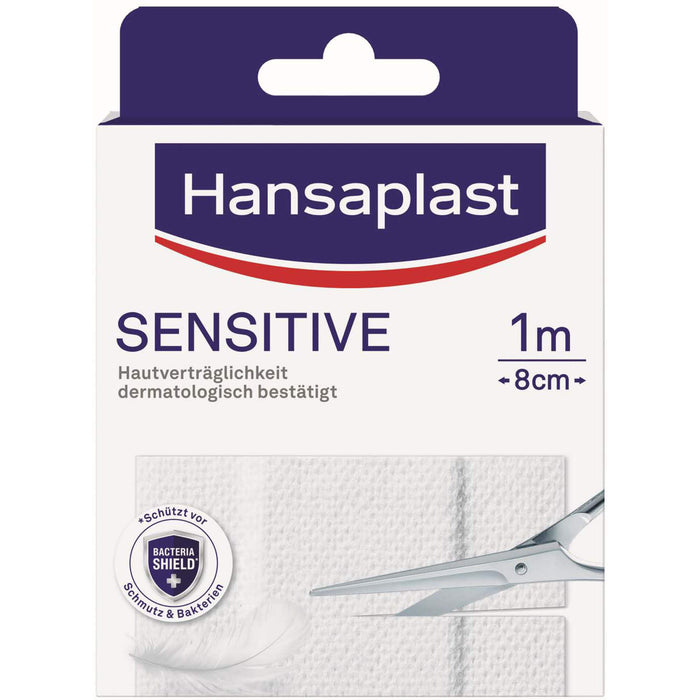 Hansaplast Sensitive Pflaster Hypoallergen 1mx8cm, 1 pc Pansement