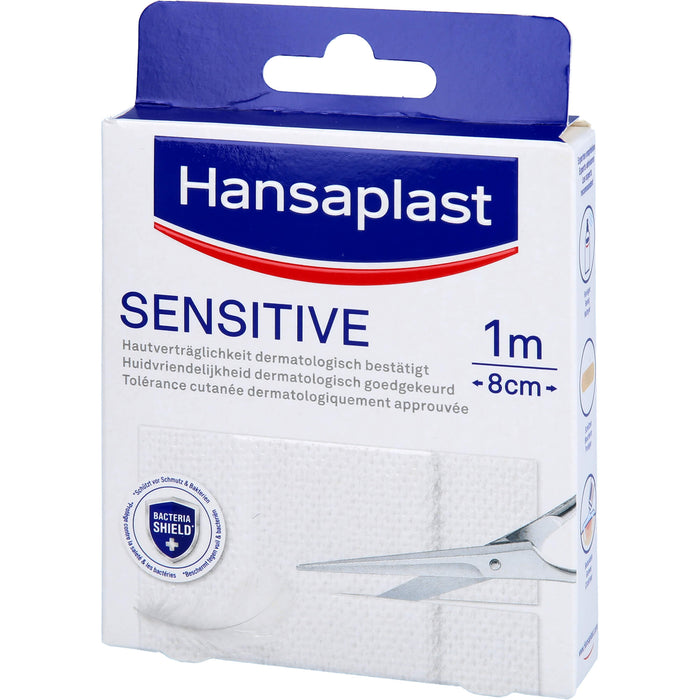 Hansaplast Sensitive Pflaster Hypoallergen 1mx8cm, 1 pc Pansement