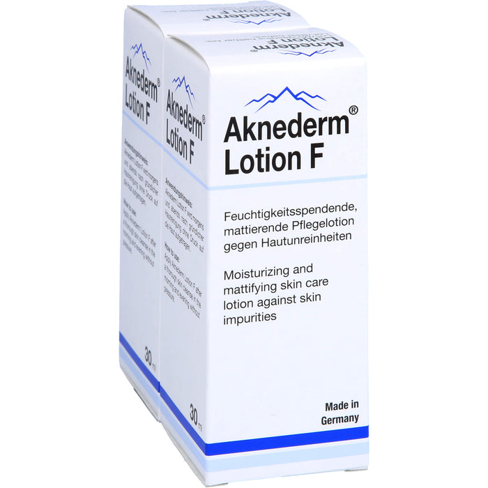 Aknederm Lotion F Pflegelotion gegen Hautunreinheiten, 60 ml Lotion