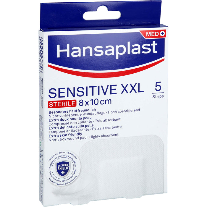 Hansaplast Wundverband Steril Sensitive 8x10cm, 5 pcs. Patch