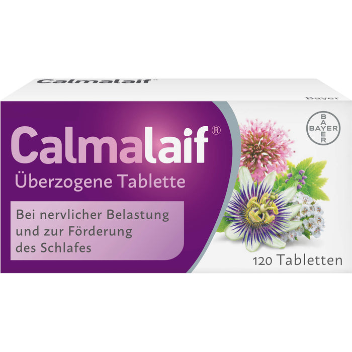 Calmalaif Tabletten bei nervlicher Belastung und zur Förderung des Schlafes, 120 pcs. Tablets