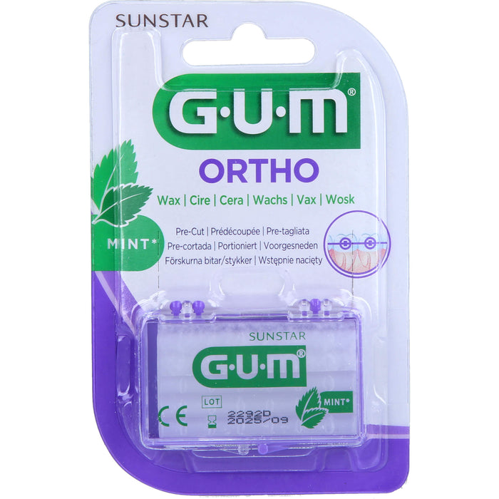 GUM ORTHO WACHS MINT, 1 St