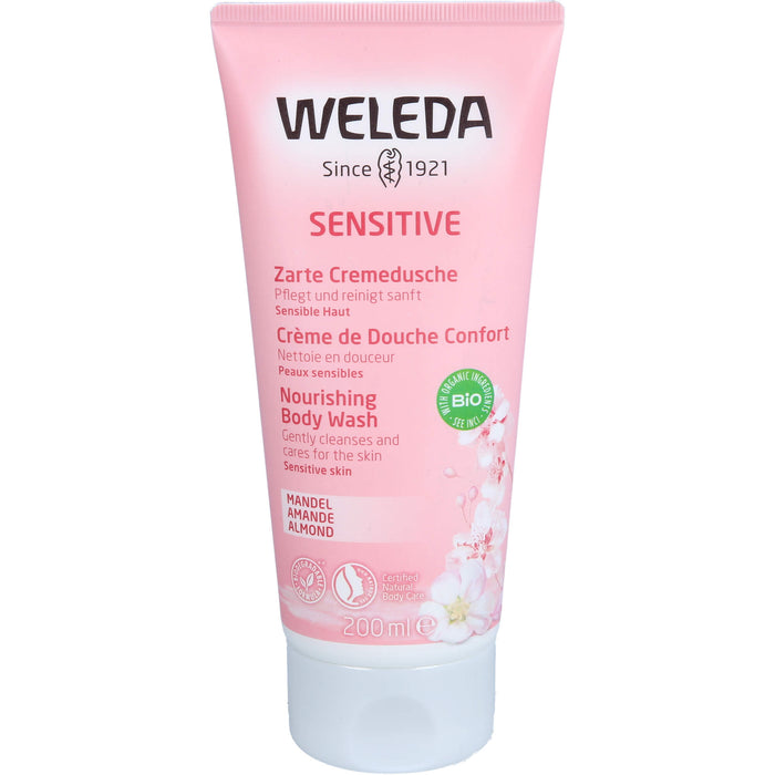 WELEDA Sensitive - Zarte Cremedusche Mandel, 200 ml XDG