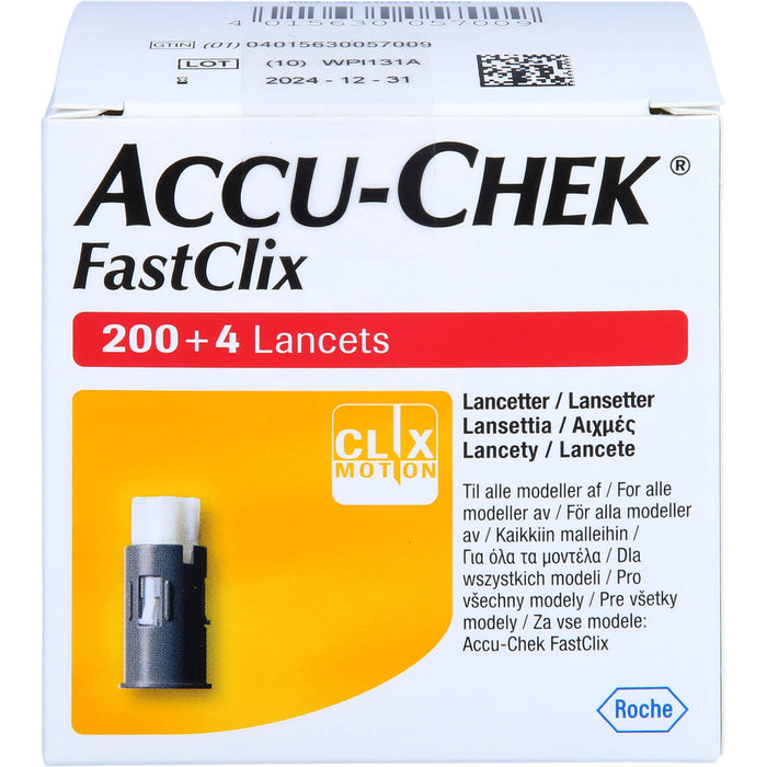 ACCU CHEK FastClix Lanzetten, 204 pcs. Device