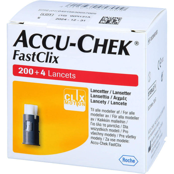 ACCU CHEK FastClix Lanzetten, 204 pcs. Device