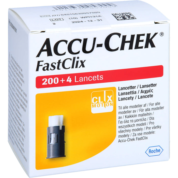 ACCU CHEK FastClix Lanzetten, 204 pcs. Device