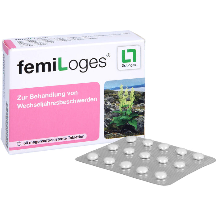 femiLoges Tabletten bei Wechseljahresbeschwerden, 60 pcs. Tablets