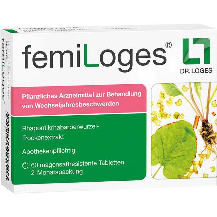 femiLoges Tabletten bei Wechseljahresbeschwerden, 60 St. Tabletten