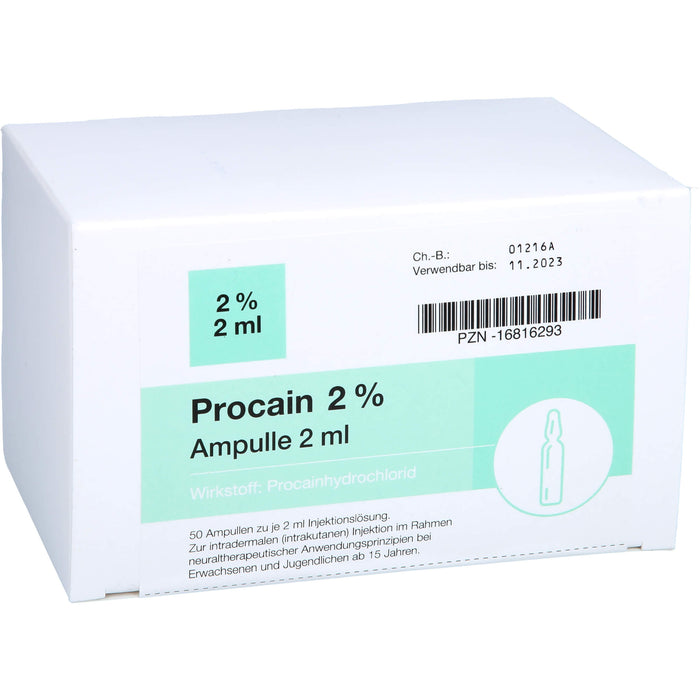 Procain Psano Amp 2%2ml, 50X2 ml ILO