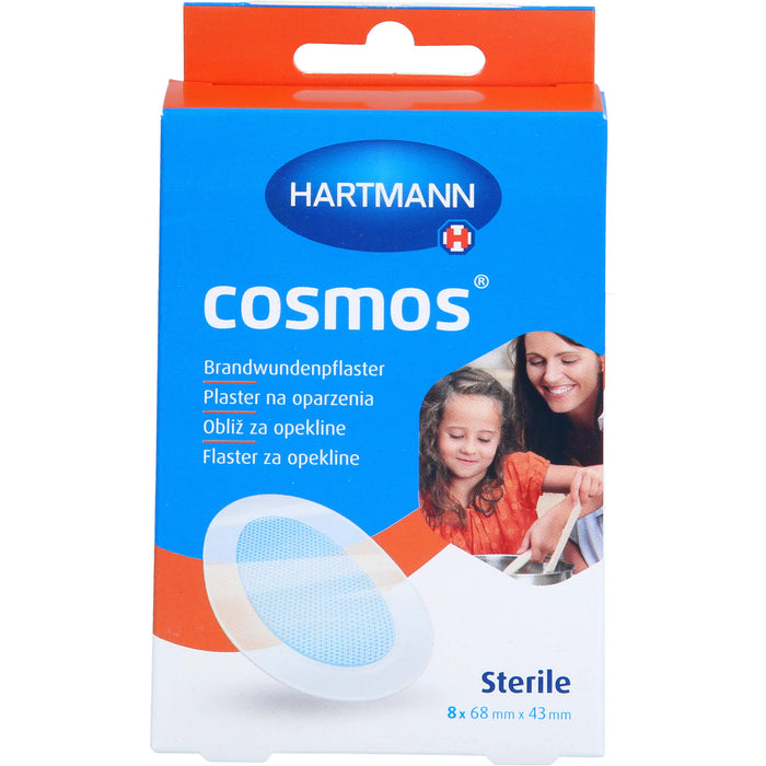 HARTMANN Cosmos sterile Brandwundenpflaster 68 x 43 mm, 8 St. Pflaster